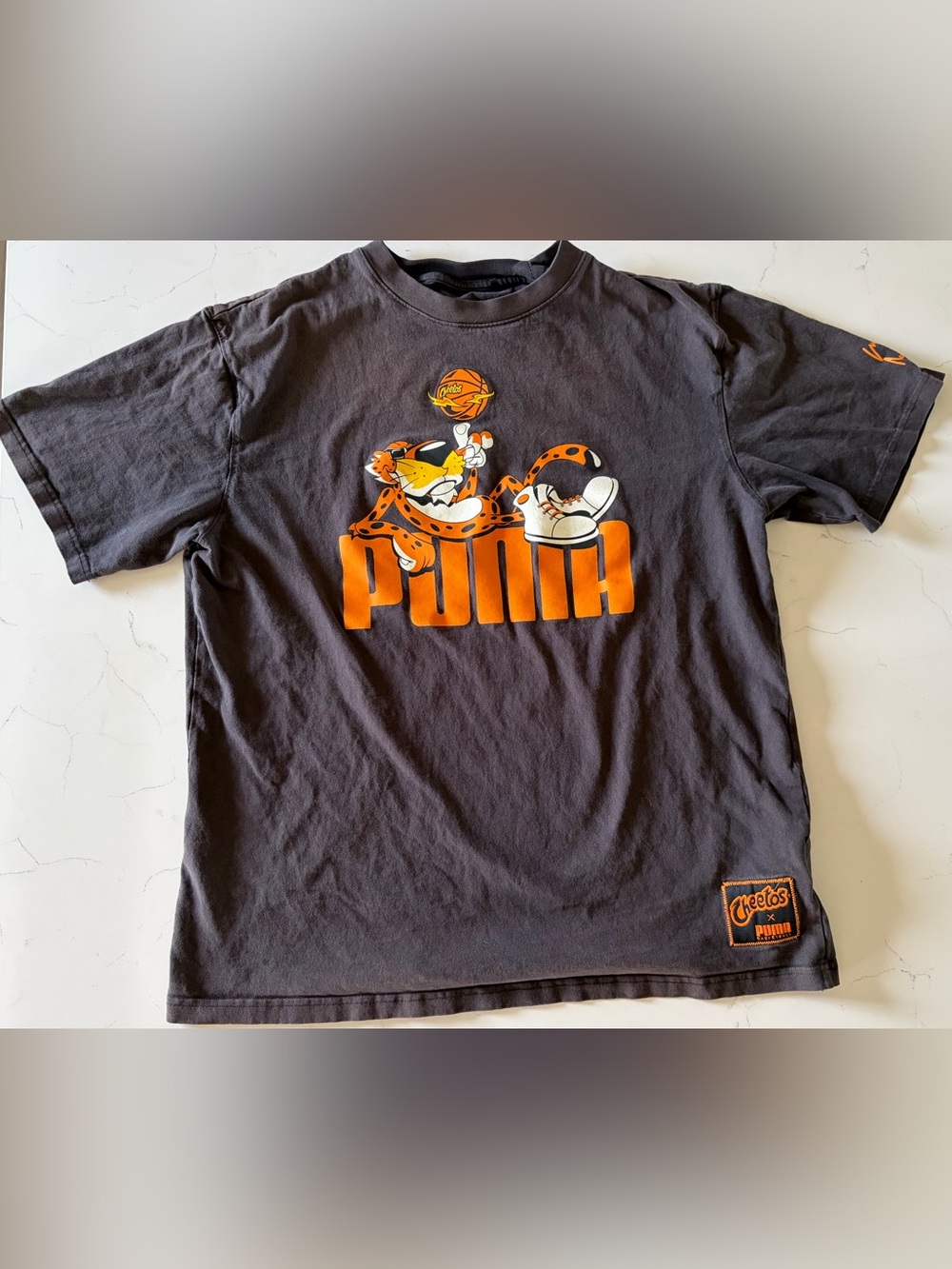 Men's Basketball Cheetos x Puma t shirt size small
